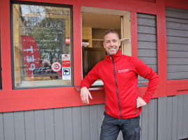 Johan Björklund, restaurangansvarig på Gluggen.