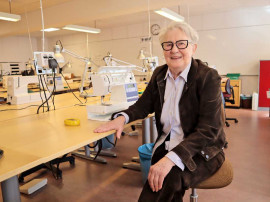 Birgitta Persson, ägare och en av kursledarna på Svenska Textil Design Skolan.