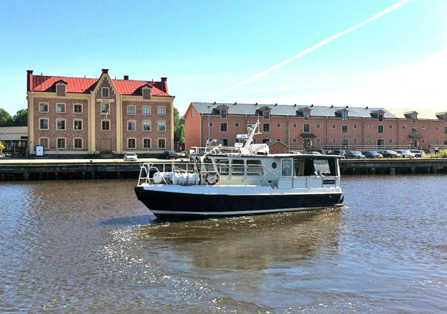 Båtturer i Axmar bruks skärgård med MS Hulda från Söderhamn.