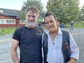 Jörgen Wallman och Jezewski på Bergby Gård.