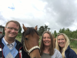 Lars Beckman, Camilla Männikö, Gävle Fältridklubb, och Birgittha.Bjerken, M Gävle kommun